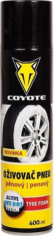 Coyote oživovač pneu 400ml pěnový - Kosmetika Autokosmetika Péče o exteriér
